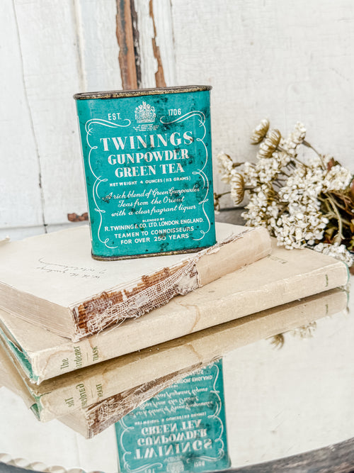 1970’s Vintage Twinings Gunpowder Green Tea tin