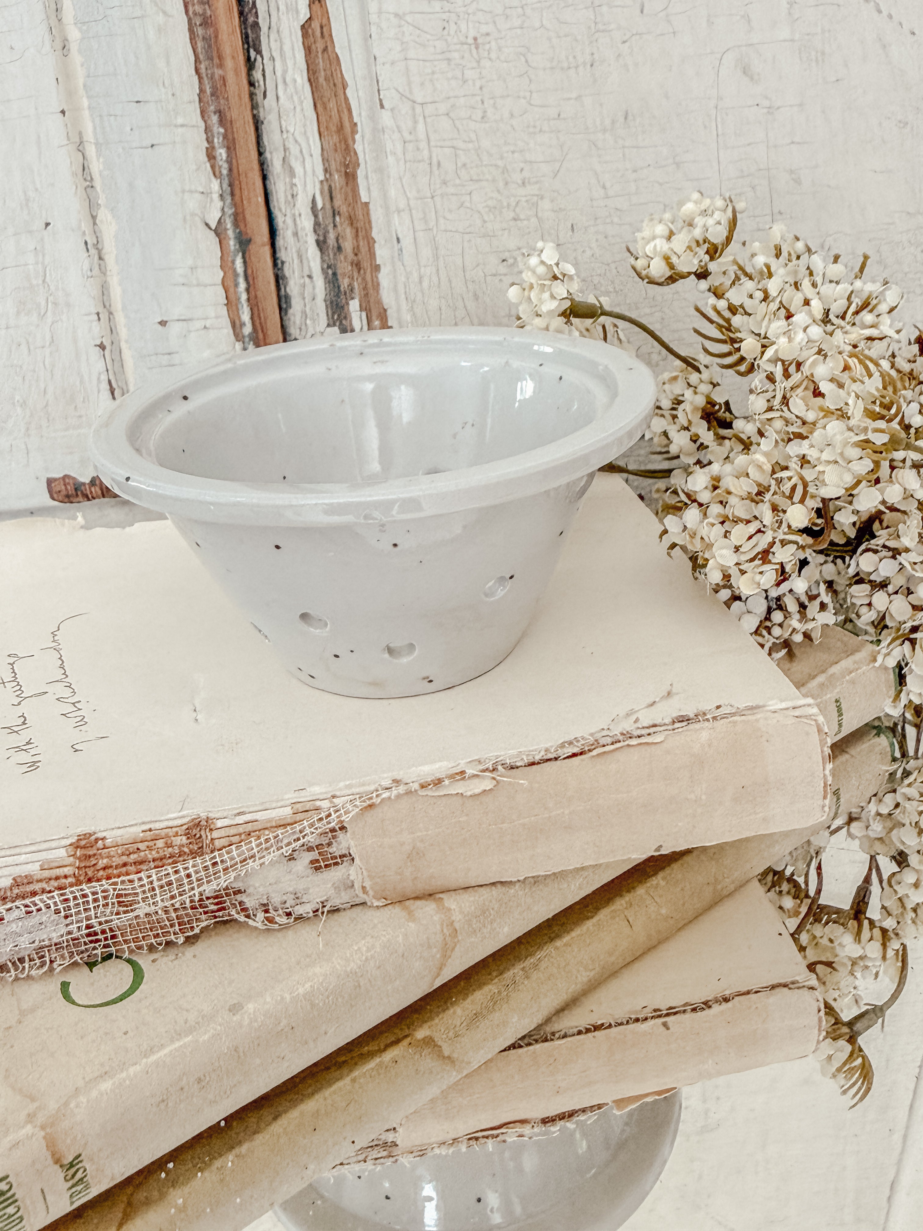 Vintage French berry bowl