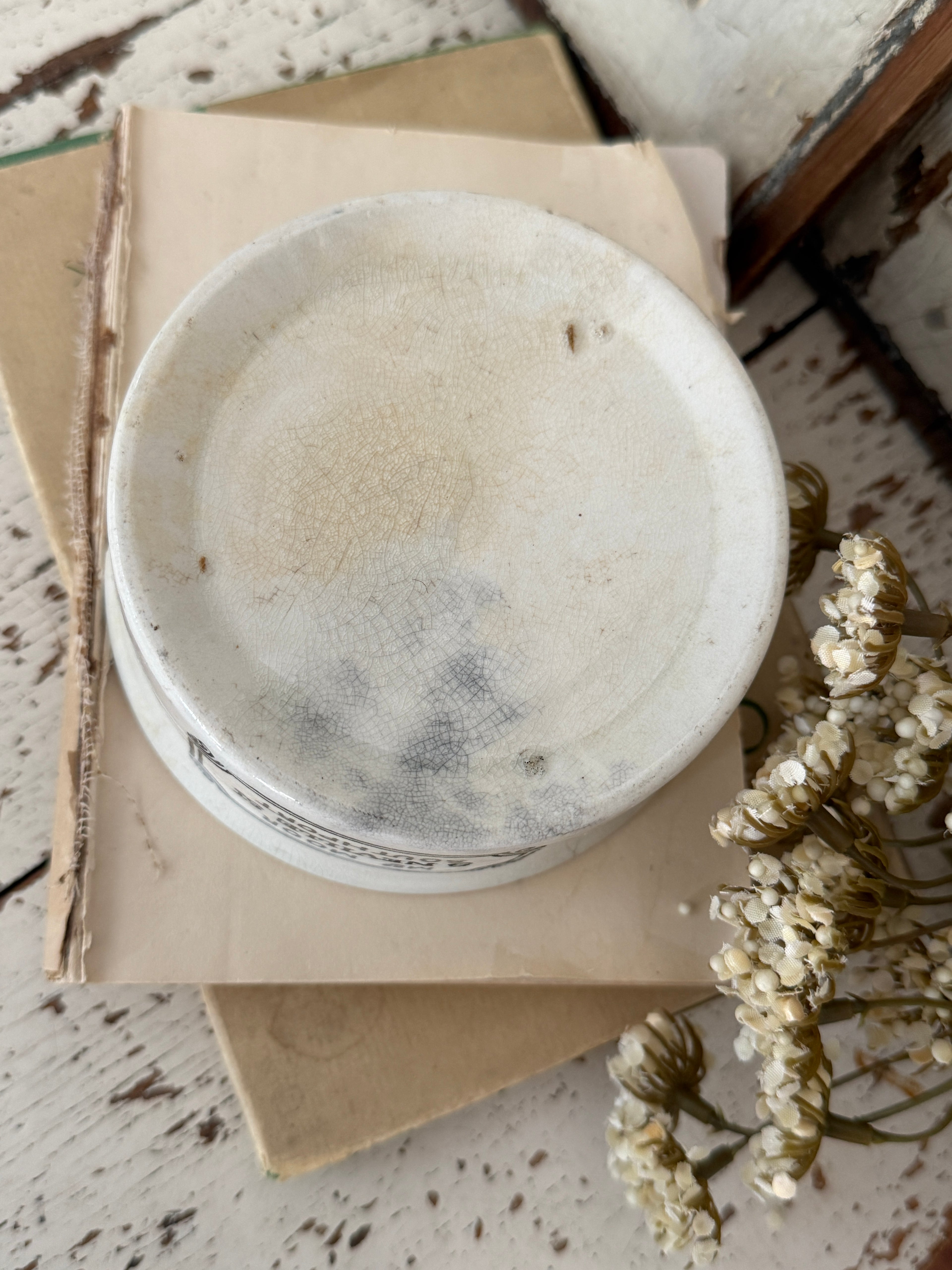 Vintage English XL meat pot rare size