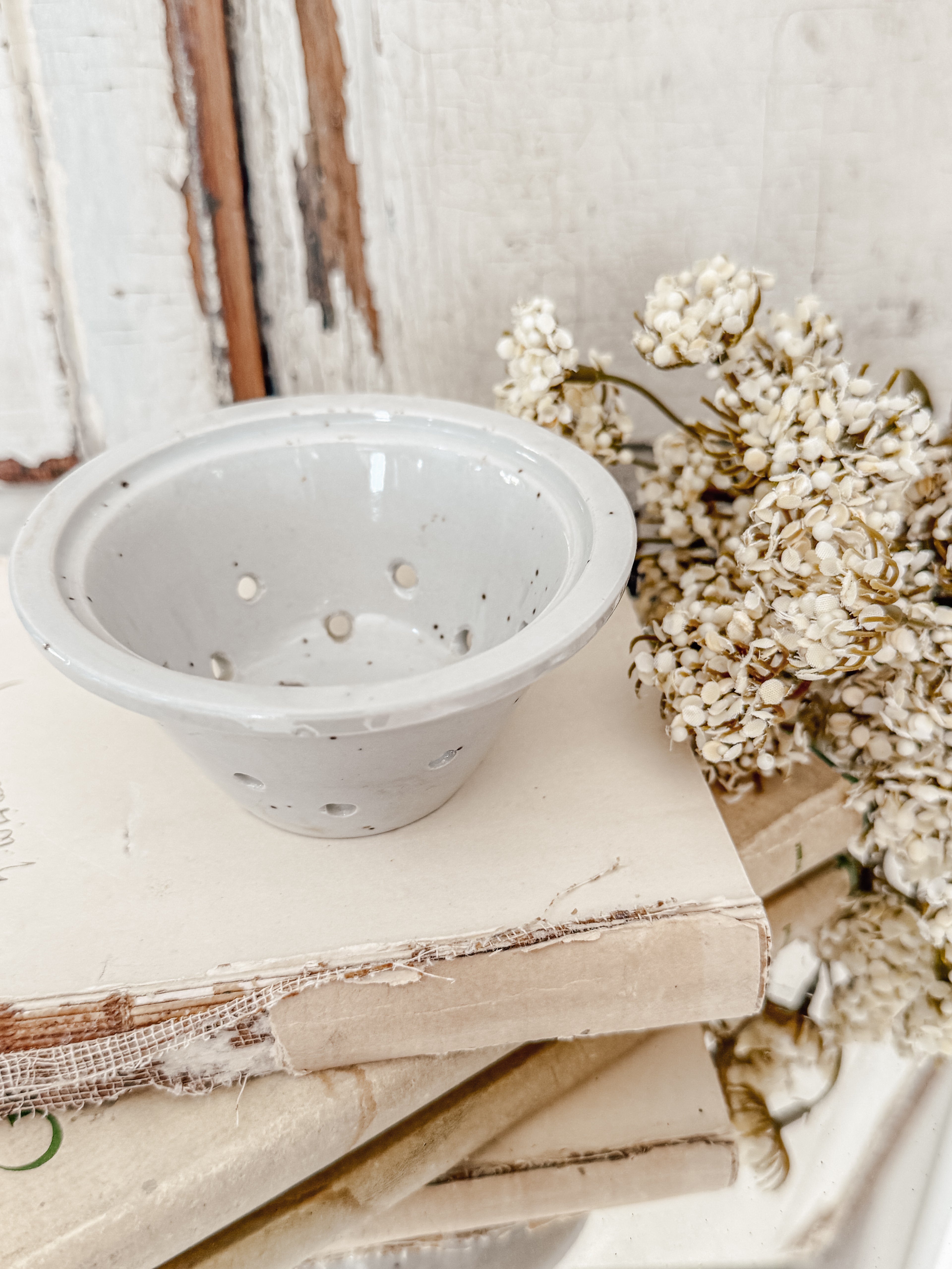 Vintage French berry bowl