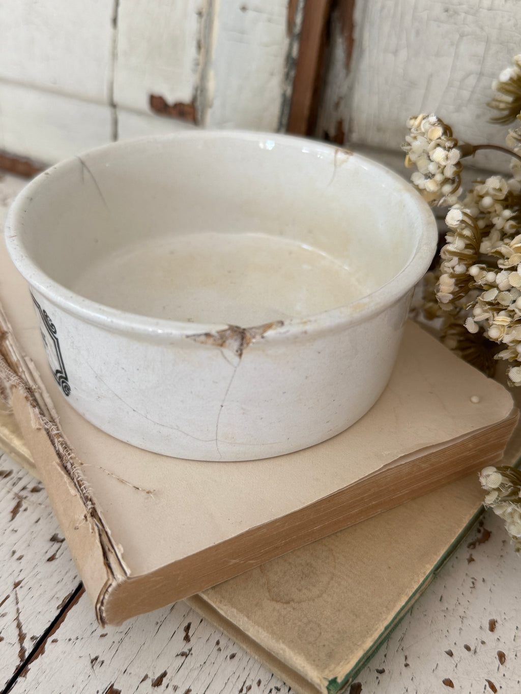 Vintage English XL meat pot rare size