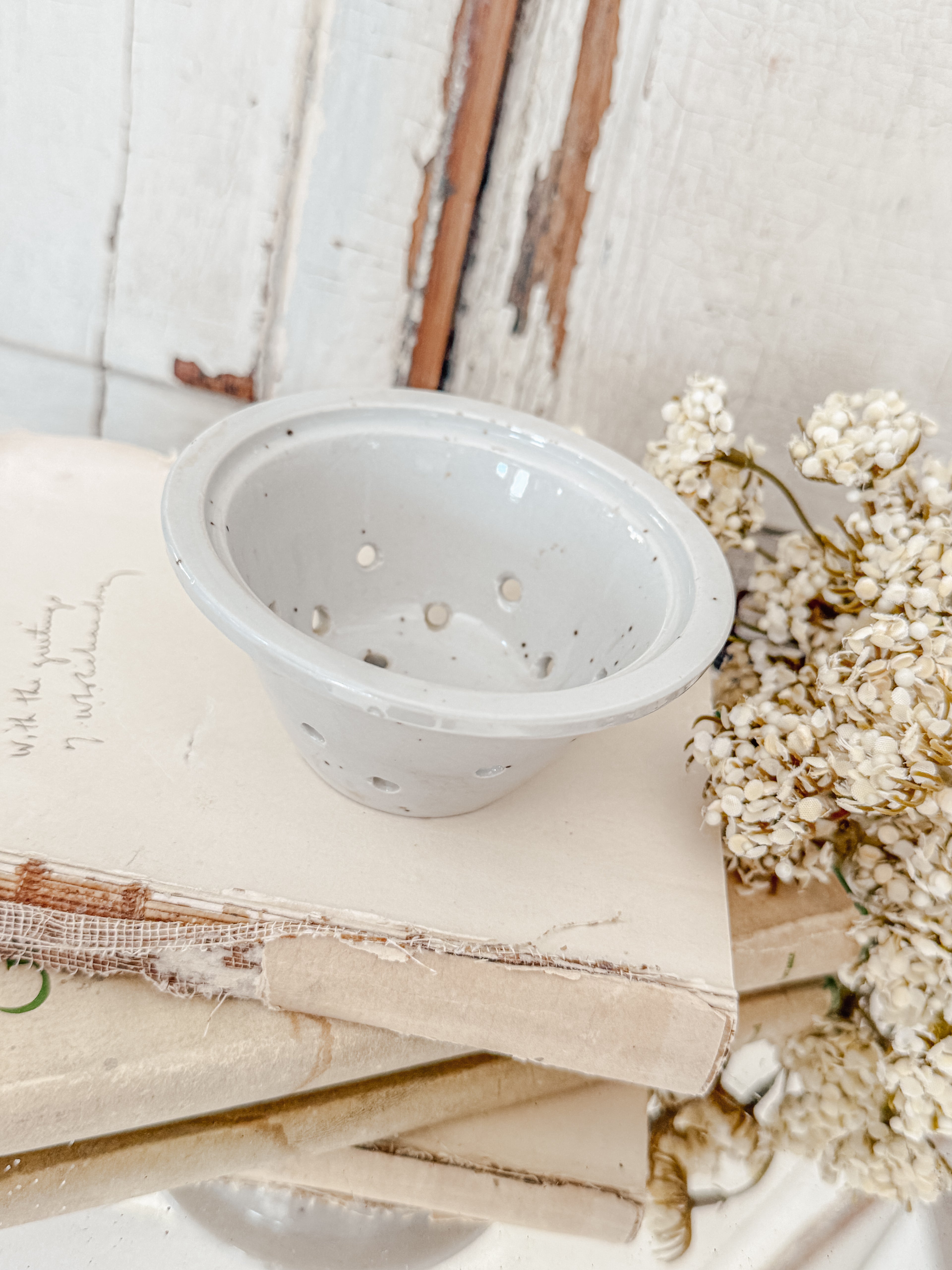 Vintage French berry bowl