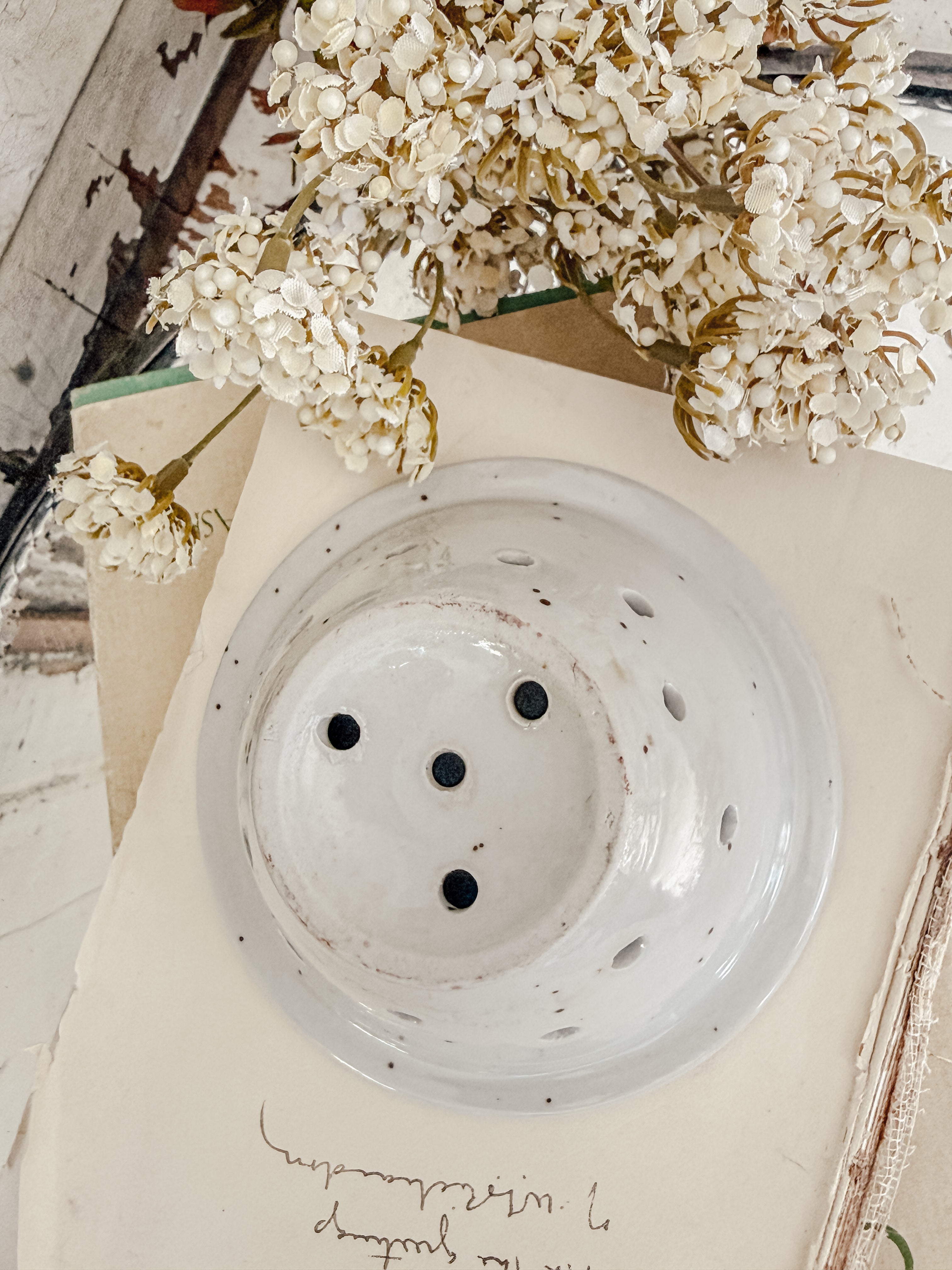 Vintage French berry bowl