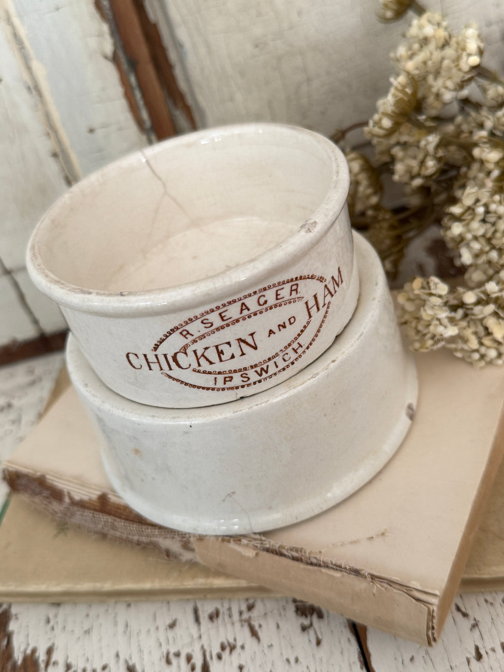 Vintage English Ironstone Meat Pot