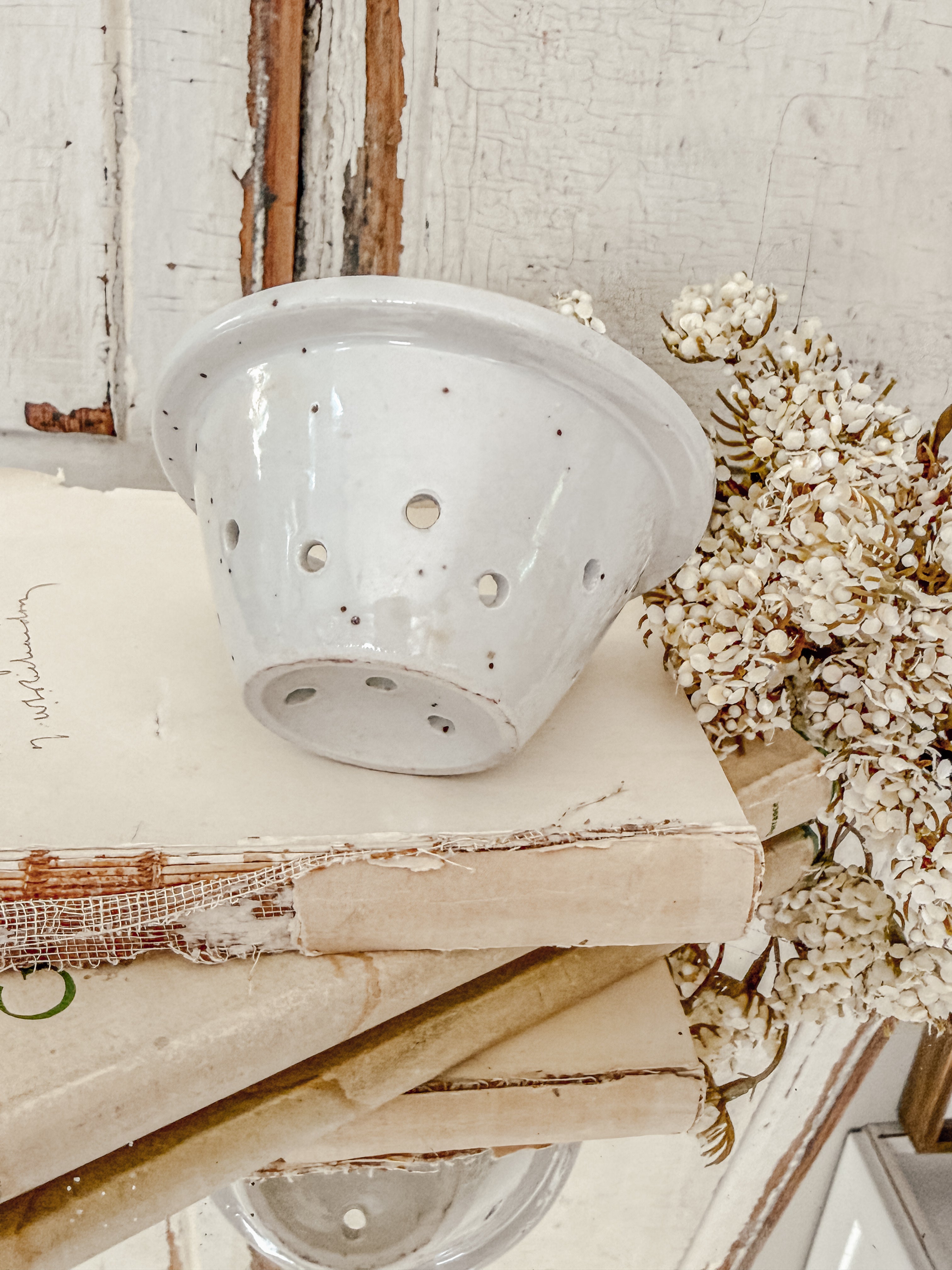 Vintage French berry bowl